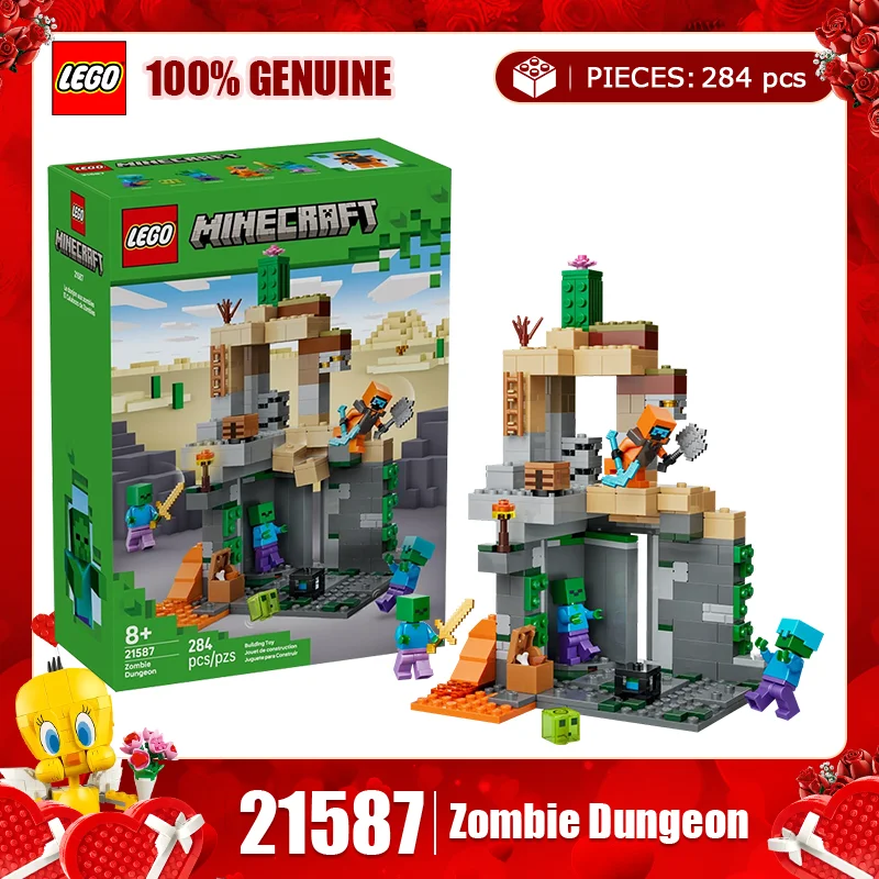 Конструктор Lego Blocks Minecraft Series 21587 «Зомби-дungeon», развивающая игрушка-головоломка для мальчиков и девочек, подарок
Конструктор Lego Blocks Minecraft Series 21587 «Зомби-дungeon», развивающая игрушка-головоломка для мальчиков и девочек, подарок