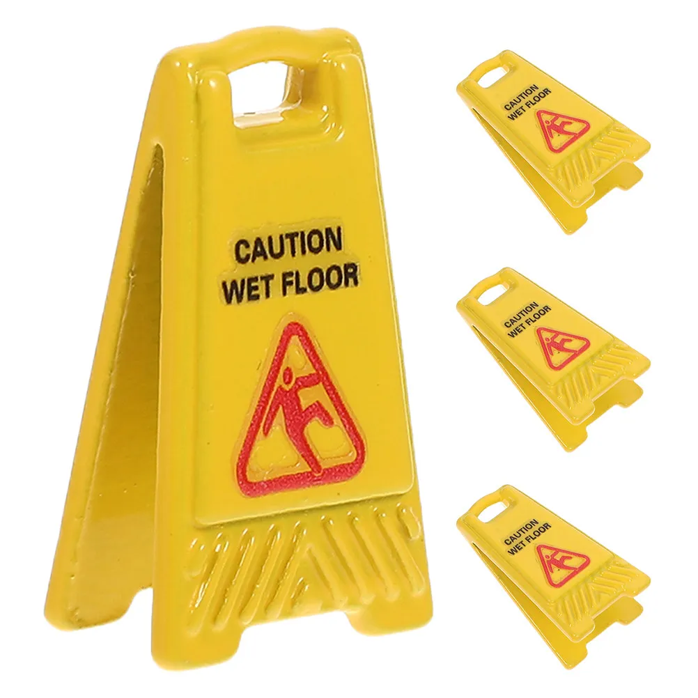 4Pcs Mini Warning Signs Set Miniature Yellow Plastic Caution Wet Floor Signs for Dollhouse Dioramas Fairy Gardens
4Pcs Mini Warning Signs Set Miniature Yellow Plastic Caution Wet Floor Signs for Dollhouse Dioramas Fairy Gardens