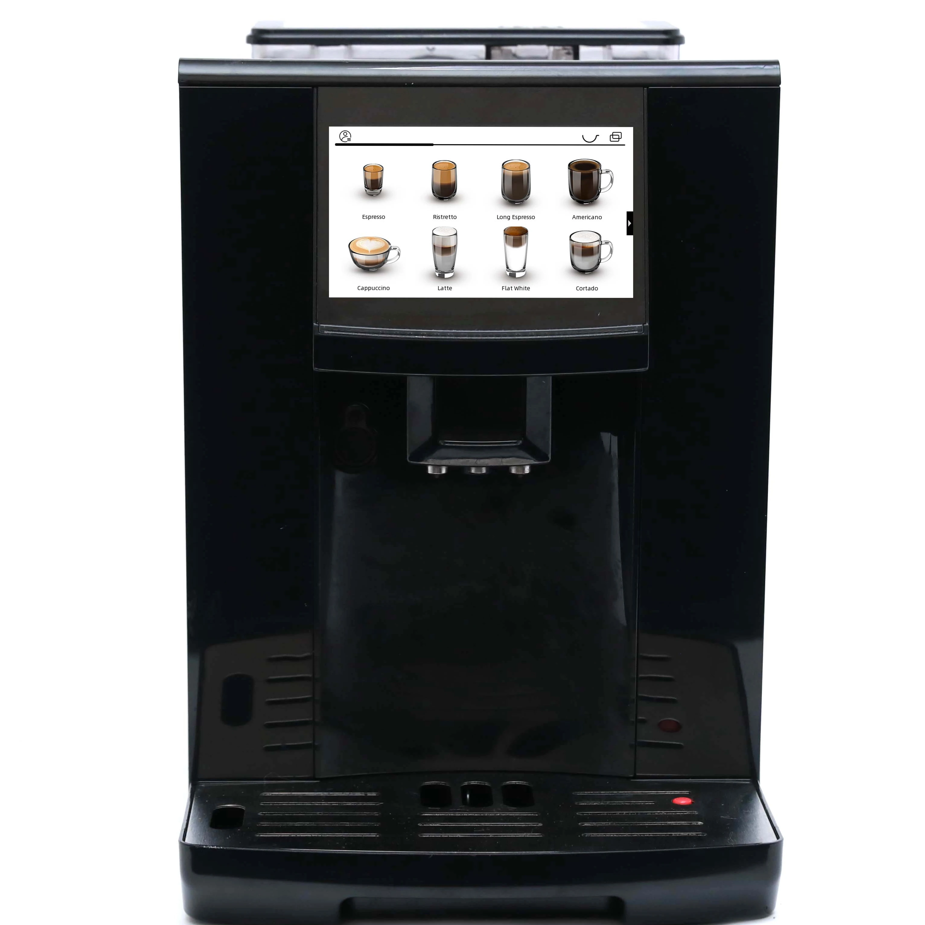 Wholesale Custom New Style 5" Touch Screen Latte Cappuccino Espresso Fully Automatic Coffee Machine
Wholesale Custom New Style 5" Touch Screen Latte Cappuccino Espresso Fully Automatic Coffee Machine
