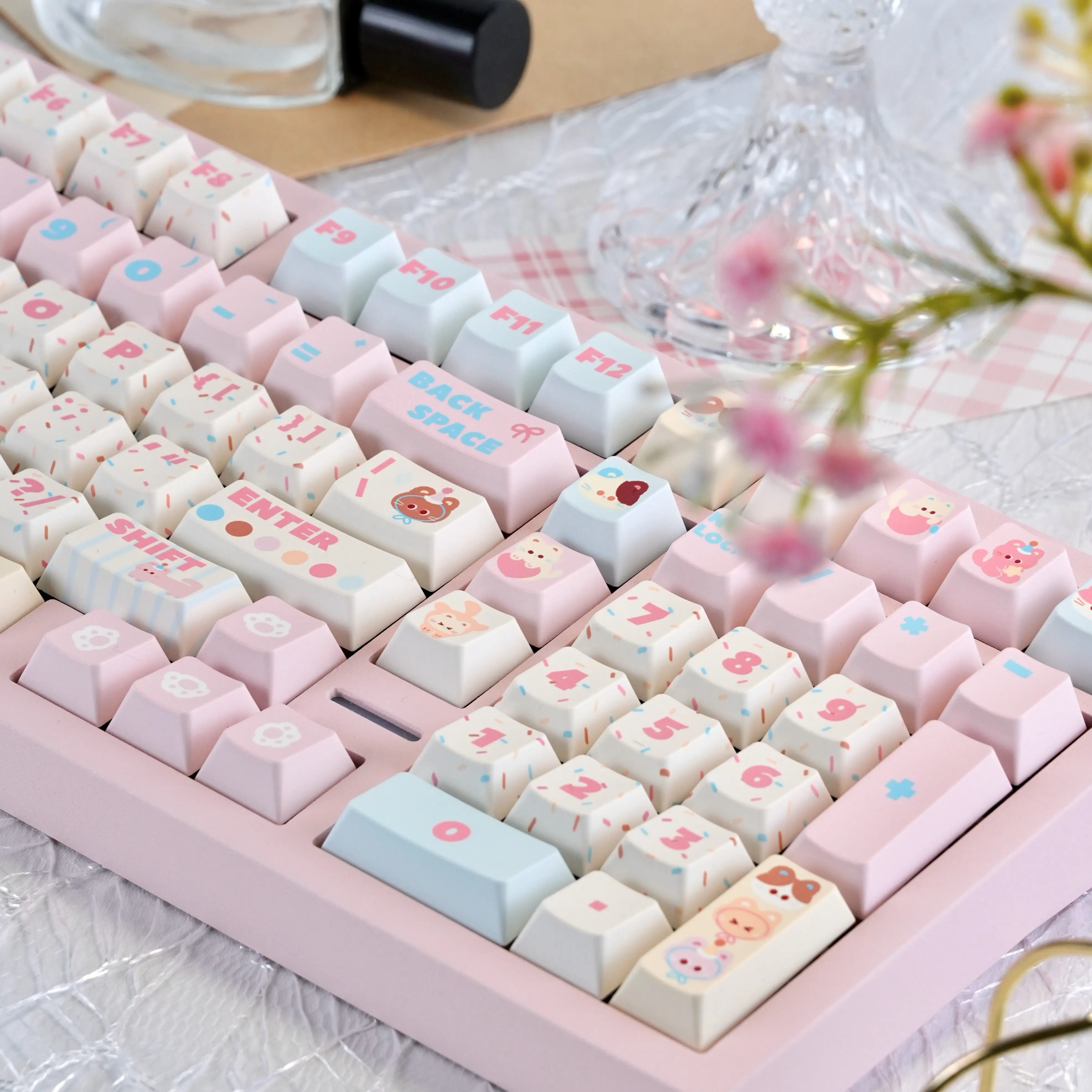 Cat Party Theme Keycap Set Cherry SOA Profile PBT Thermal Sublimation Custom Mechanical Keyboard Caps Cute Macaron Keycaps Gifts
Cat Party Theme Keycap Set Cherry SOA Profile PBT Thermal Sublimation Custom Mechanical Keyboard Caps Cute Macaron Keycaps Gifts