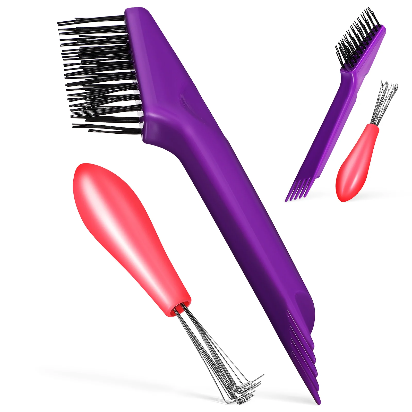 4 pcs Comb Cleaner Hairbrush Cleaning Tools Ergonomic Brush Hair Salon Supplies Easy to Remove Hair for Home Travel Use
4 pcs Comb Cleaner Hairbrush Cleaning Tools Ergonomic Brush Hair Salon Supplies Easy to Remove Hair for Home Travel Use