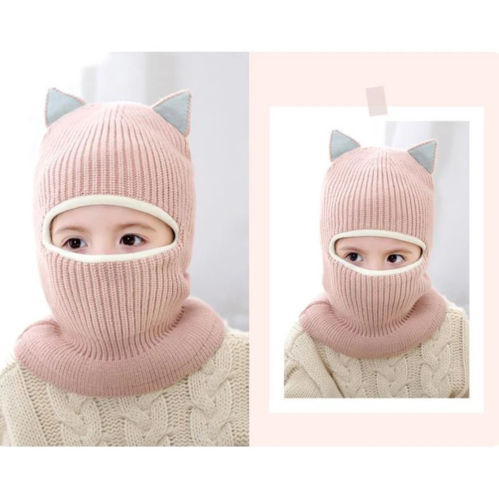 Baby Autumn Winter Face Mask Windproof Hat With Scarf Warm Knitted Caps Wrap for -5 Years Old (Light Pink Free Size)
Baby Autumn Winter Face Mask Windproof Hat With Scarf Warm Knitted Caps Wrap for -5 Years Old (Light Pink Free Size)