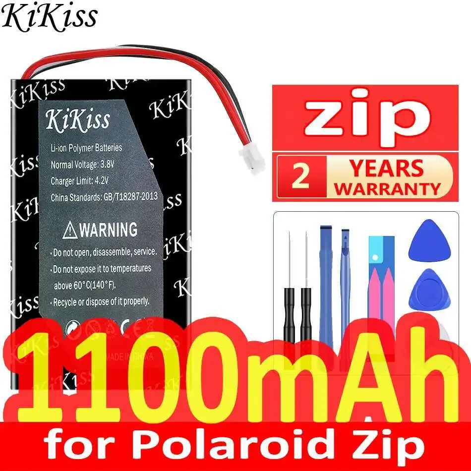 1100mAh High Compatibility Portable Photo Printer Battery For Polaroid Zip AE503048-2S Durable
1100mAh High Compatibility Portable Photo Printer Battery For Polaroid Zip AE503048-2S Durable