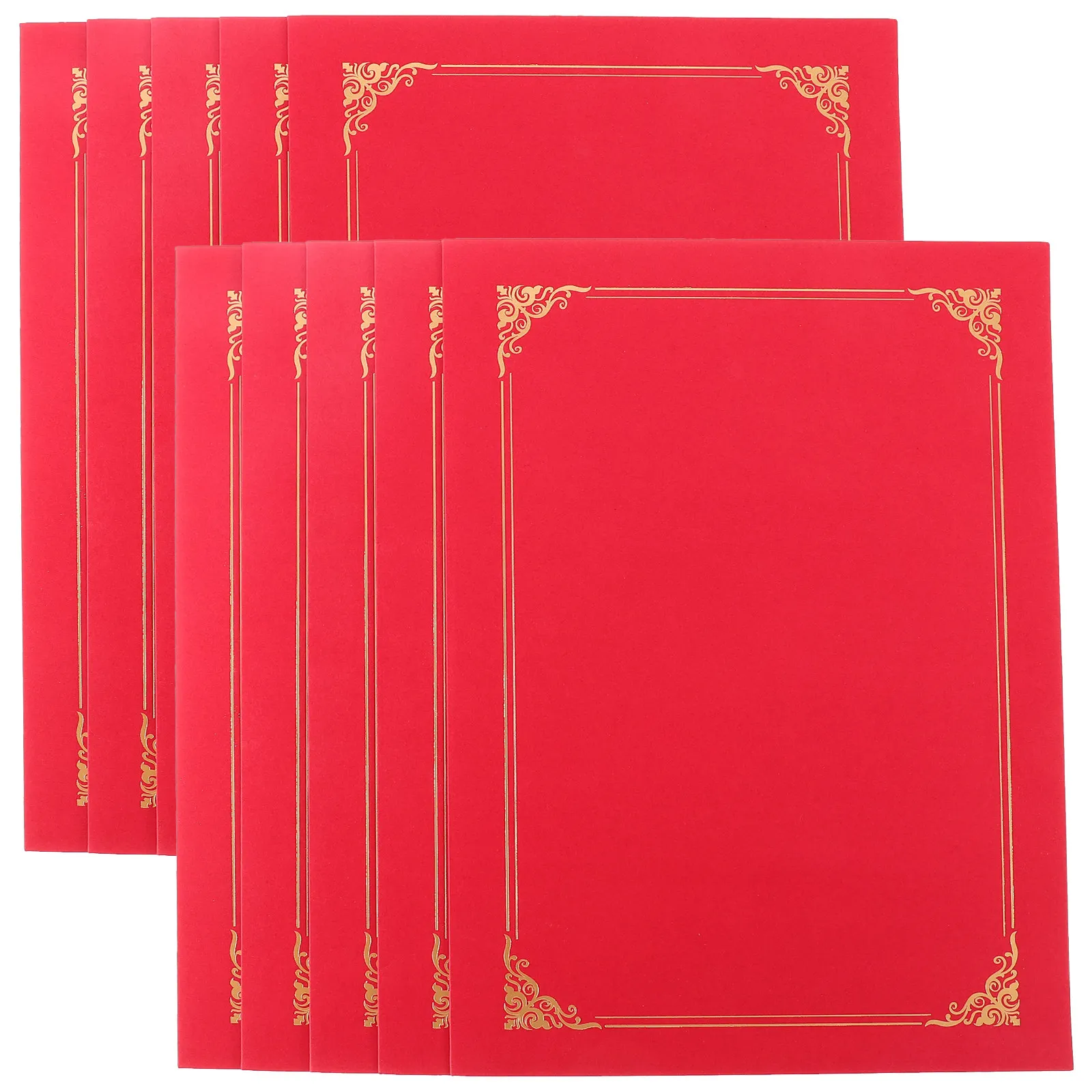 10Pcs Certificate Folder Paper Award Certificate Cover for Graduation Diplomas Certificates Storage Convenient Carry Classic
10Pcs Certificate Folder Paper Award Certificate Cover for Graduation Diplomas Certificates Storage Convenient Carry Classic
