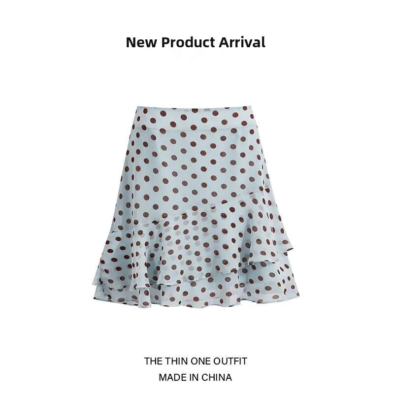 2026 New Summer Polka Dot A-Line Midi Skirt Women's Asymmetrical Lace Trim Slimming High Waist Printed Fabric Ladylike
2026 New Summer Polka Dot A-Line Midi Skirt Women's Asymmetrical Lace Trim Slimming High Waist Printed Fabric Ladylike