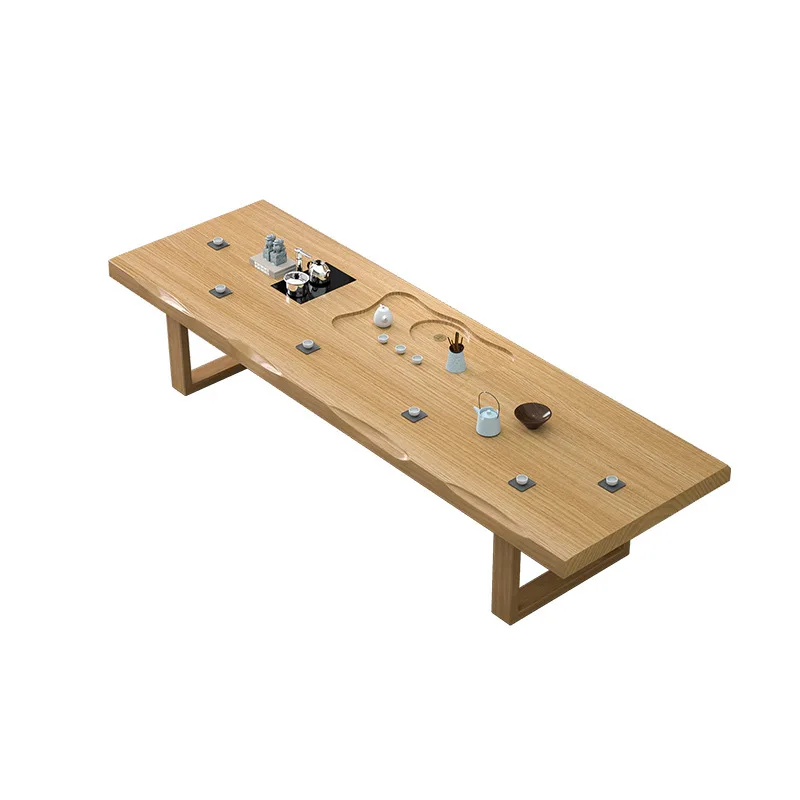 New Chinese-style large board solid wood tea table, full set of office commercial meeting
New Chinese-style large board solid wood tea table, full set of office commercial meeting