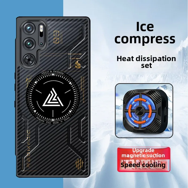 Cooling Case For Redmagic9S Pro+ Red Magic 9 Pro Plus Game Ice Cooling Four Corner Airbag Anti-drop Cover For Redmagic9 Pro
Cooling Case For Redmagic9S Pro+ Red Magic 9 Pro Plus Game Ice Cooling Four Corner Airbag Anti-drop Cover For Redmagic9 Pro