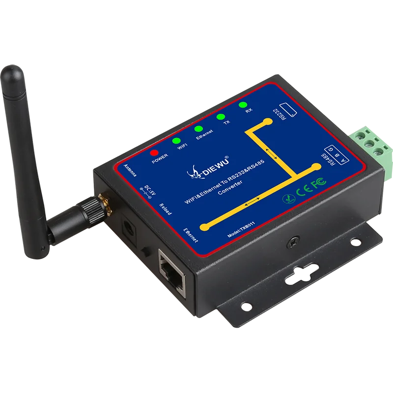 Преобразователь RS232 в беспроводной Ethernet и WIFI в последовательный сервер RS232/RS485 Интеллектуальная беспроводная связь Дані с несколькими последовательными портами
Преобразователь RS232 в беспроводной Ethernet и WIFI в последовательный сервер RS232/RS485 Интеллектуальная беспроводная связь Дані с несколькими последовательными портами