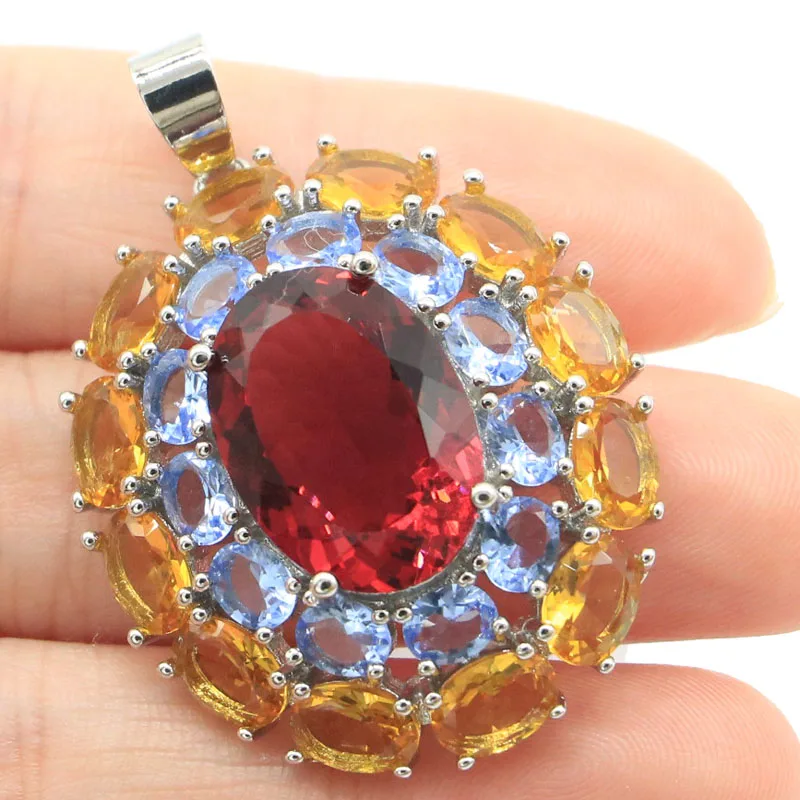 Buy 5 Get 1 Free 43x31mm Hot Sell Big Oval Gemstone 18x13mm Multi Color Pink Kunzite Woman's Gift Silver Pendant
Buy 5 Get 1 Free 43x31mm Hot Sell Big Oval Gemstone 18x13mm Multi Color Pink Kunzite Woman's Gift Silver Pendant