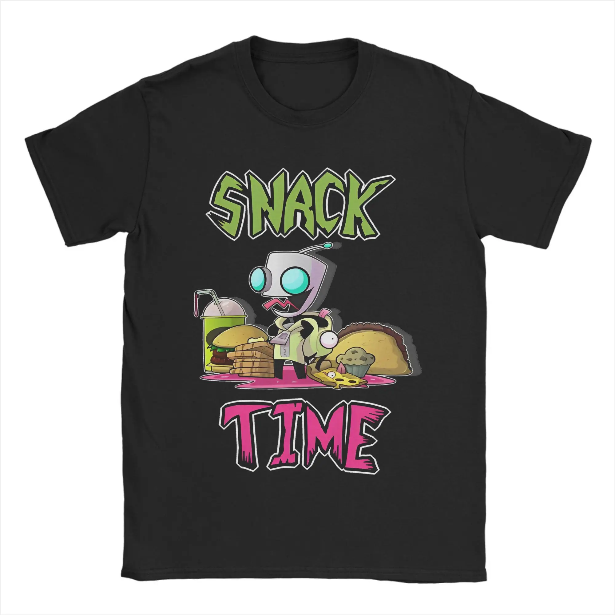 Invader Zim Snack Time Gir Men's T Shirt Cartoon Novelty Tee Shirt Short Sleeve Crew Neck T-Shirts Cotton Plus Size Tops
Invader Zim Snack Time Gir Men's T Shirt Cartoon Novelty Tee Shirt Short Sleeve Crew Neck T-Shirts Cotton Plus Size Tops