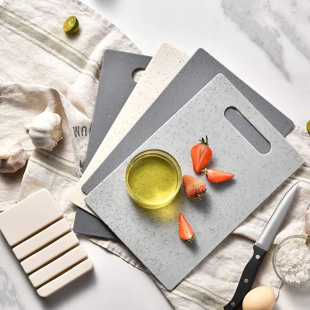 4Pcs Kitchen Cutting Board Double-sided Chopping Board Food Supplement Fruit Panel Plastic PP Non-slip Anti-mildew Sticky Board
4Pcs Kitchen Cutting Board Double-sided Chopping Board Food Supplement Fruit Panel Plastic PP Non-slip Anti-mildew Sticky Board
