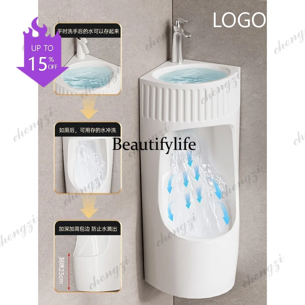 M132 Corner with wash basin urinal corner design 2-in-1 urinal deodorant urinal water saving
M132 Corner with wash basin urinal corner design 2-in-1 urinal deodorant urinal water saving