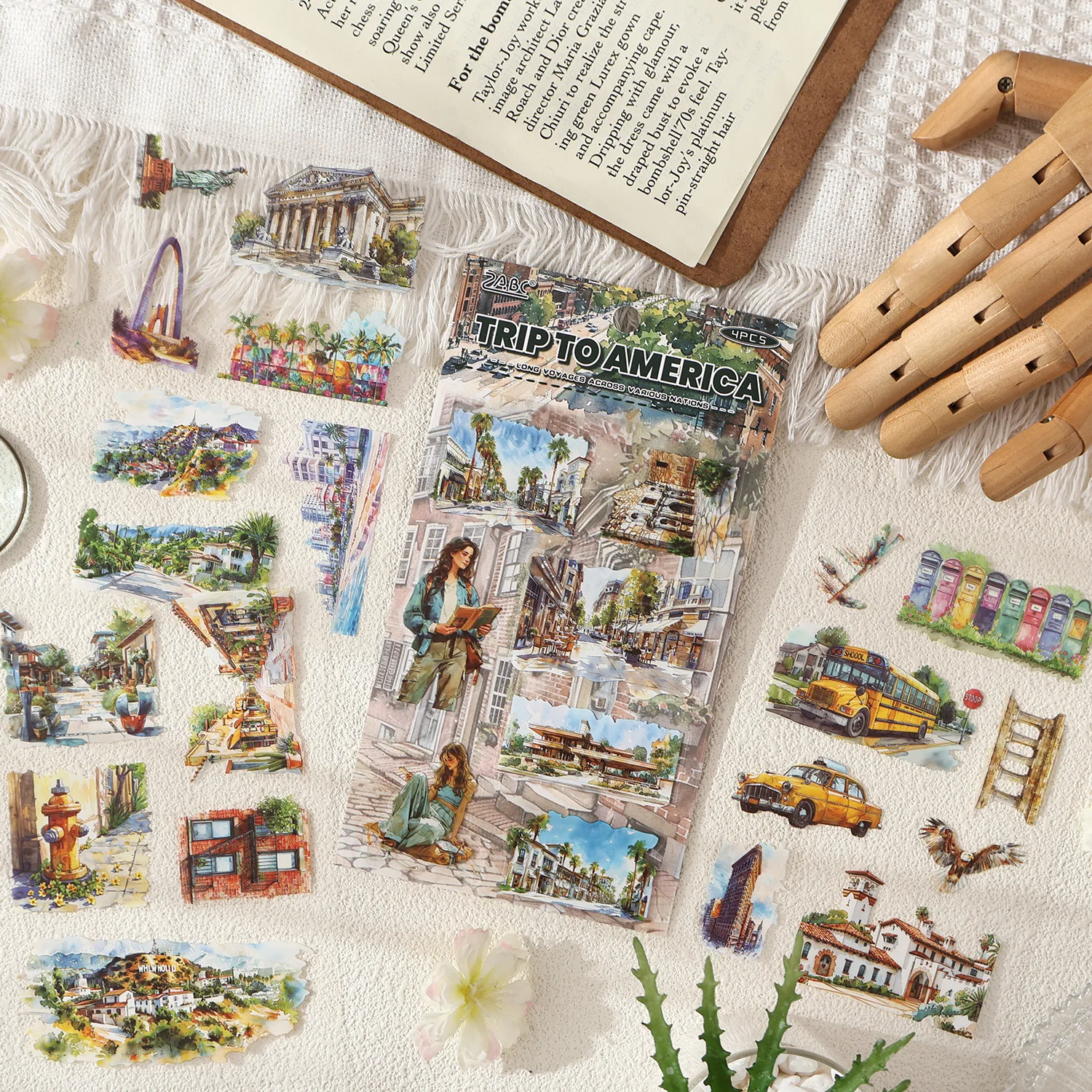 4pcs/set World Landscape Die Cut Stickers DIY Scrapbooking Journal Decorative Material Stickers
4pcs/set World Landscape Die Cut Stickers DIY Scrapbooking Journal Decorative Material Stickers