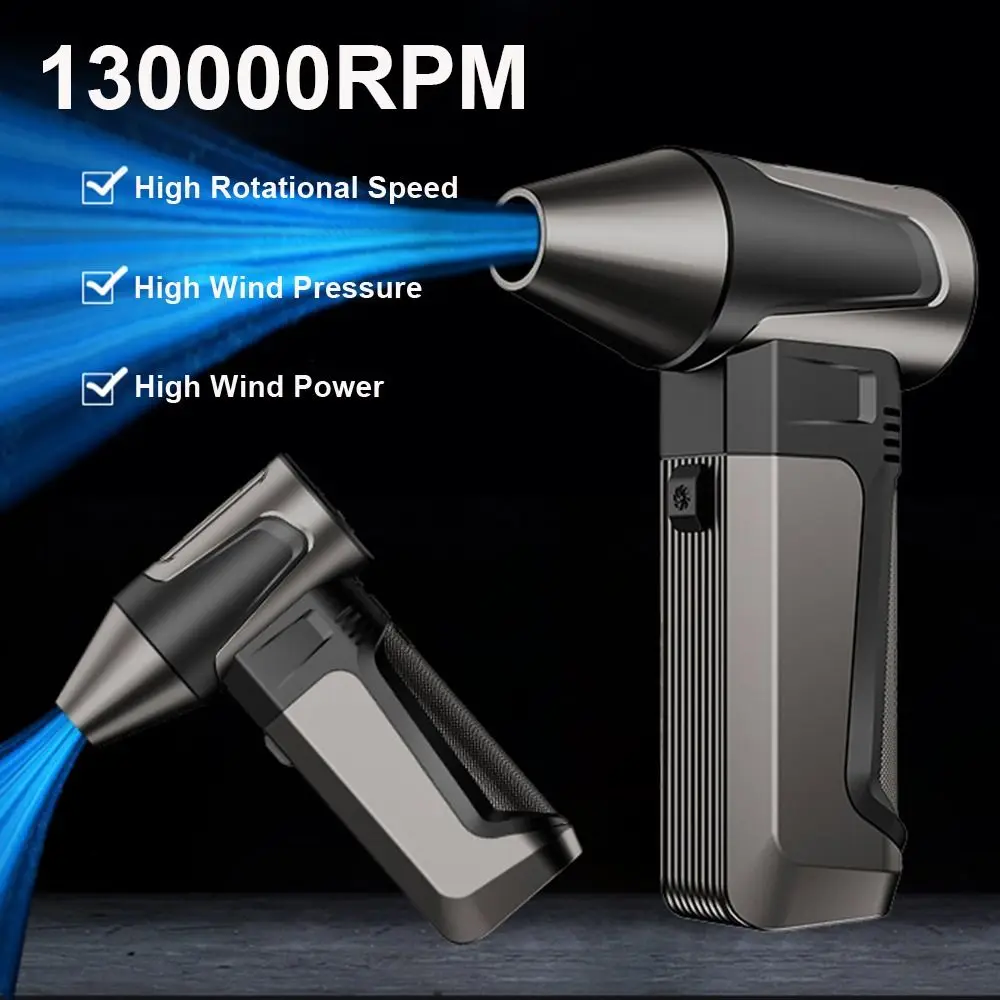 52m/s 130000RPM Turbofan Powerful Adjust Speed Snow Whiz Led Turbo Blower Dust Removal Dust Blower Compressed Air Duster Cleaner
52m/s 130000RPM Turbofan Powerful Adjust Speed Snow Whiz Led Turbo Blower Dust Removal Dust Blower Compressed Air Duster Cleaner