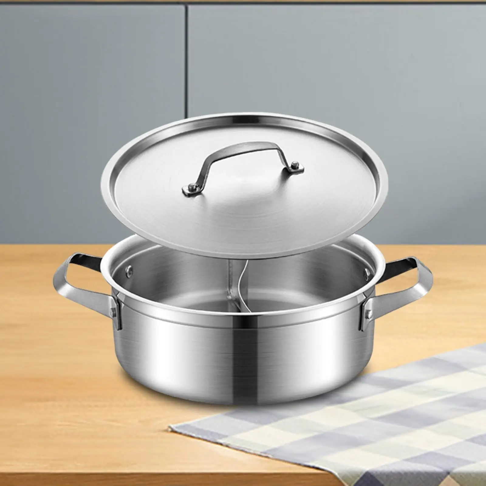 Гарячий горшок Shabu Shabu, двойной горячий горшок, посуда, прочная портативная настольная кастрюля, двухсторонняя кастрюля для супа для пеших прогулок, ресторана, вечеринки
Гарячий горшок Shabu Shabu, двойной горячий горшок, посуда, прочная портативная настольная кастрюля, двухсторонняя кастрюля для супа для пеших прогулок, ресторана, вечеринки