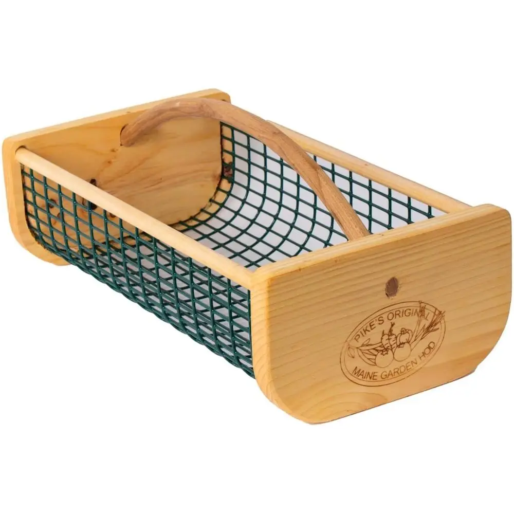 American-Made Pine & Oak Garden Basket with PVC Wire Mesh, 16x9 inches, 8 Quarts
American-Made Pine & Oak Garden Basket with PVC Wire Mesh, 16x9 inches, 8 Quarts