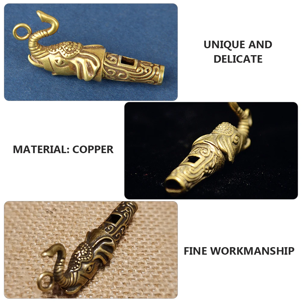 2 Pcs Elephant Sound Key Outdoor Whistle Copper Whistle Sports Accessory Chain Survival Gym Outdoor Small
2 Pcs Elephant Sound Key Outdoor Whistle Copper Whistle Sports Accessory Chain Survival Gym Outdoor Small