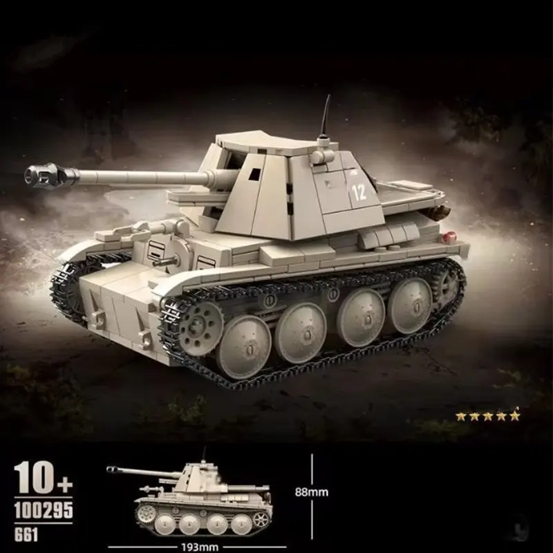 Marder H Tank Destroyer Building Blocks 100295 Children's Assembly Toy Tank for Boys Educational Playset
Marder H Tank Destroyer Building Blocks 100295 Children's Assembly Toy Tank for Boys Educational Playset