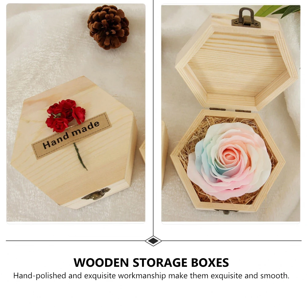 2Pcs Wooden Jewelry Boxes High Quality Pine Unpainted Square Vintage Storage Box Gift Packing Preserved Flower Home Decor
2Pcs Wooden Jewelry Boxes High Quality Pine Unpainted Square Vintage Storage Box Gift Packing Preserved Flower Home Decor