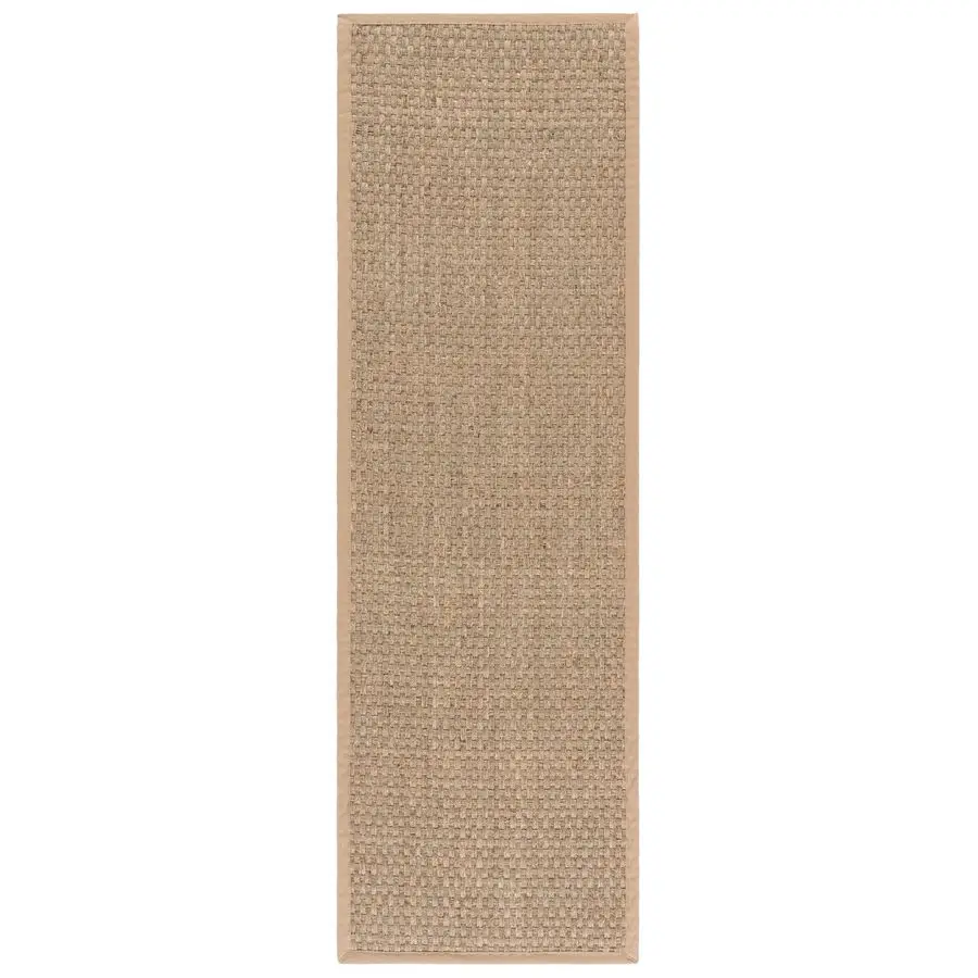 Natural Fiber Collection Runner Rug 26 x 6, Natural amp Beige, Seagrass, Basketweave Pattern with Border NF114A
Natural Fiber Collection Runner Rug 26 x 6, Natural amp Beige, Seagrass, Basketweave Pattern with Border NF114A