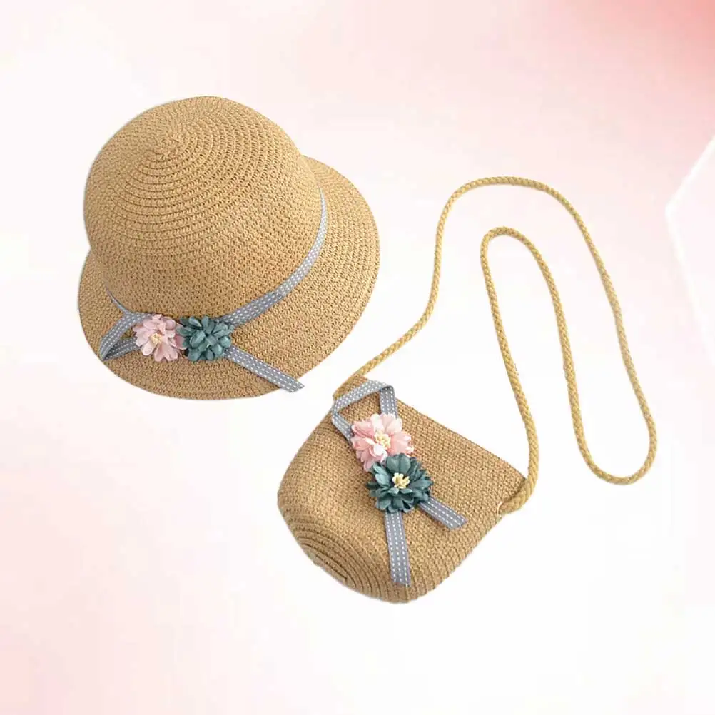 1 set 1 Set Kids Beach Straw Hat Bag Set Adorable Wide Brim Sun Hat With Crossbody Bag For Girls Floppy Straw Headwear Beach
1 set 1 Set Kids Beach Straw Hat Bag Set Adorable Wide Brim Sun Hat With Crossbody Bag For Girls Floppy Straw Headwear Beach