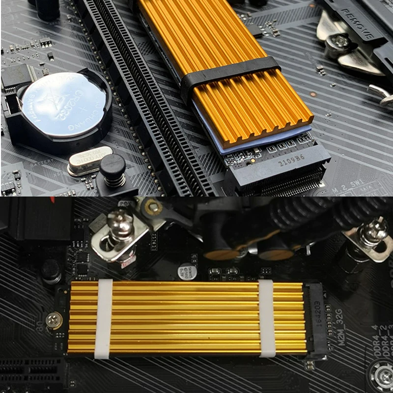 GPUHLOD M.2 SSD Heatsink M2 2280 Solid State Hard Disk Aluminum Radiator with Thermal Silicone Pad PS5 Desktop PC NGFF NVME
GPUHLOD M.2 SSD Heatsink M2 2280 Solid State Hard Disk Aluminum Radiator with Thermal Silicone Pad PS5 Desktop PC NGFF NVME