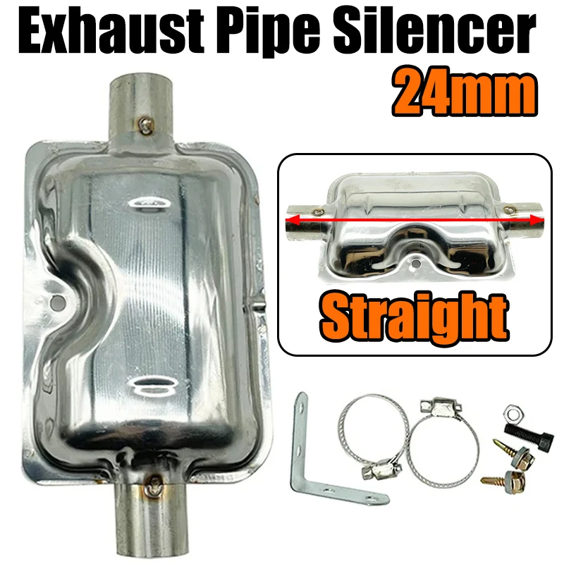 24mm Straight Muffler Clamp Bracket Car Air Diesel Parking Heater Exhaust Pipe Stainless Steel For Truck Camper Van Boat Silver
24mm Straight Muffler Clamp Bracket Car Air Diesel Parking Heater Exhaust Pipe Stainless Steel For Truck Camper Van Boat Silver
