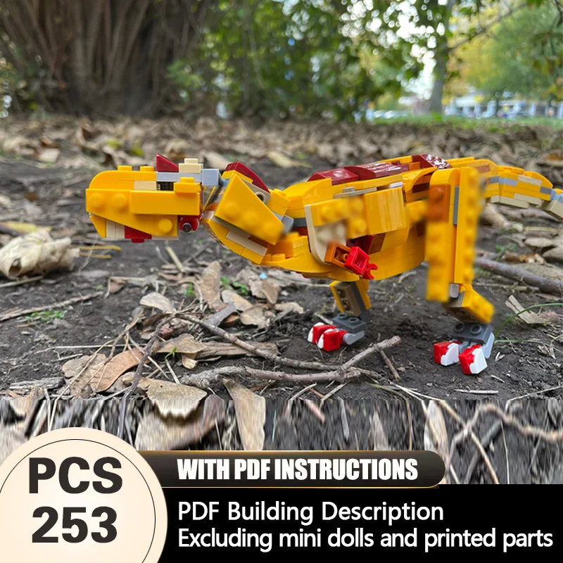 Creators Animal Series Model MOC Building Bricks Majungasaurus Modular Technology Gifts Holiday Assemble Children Toys Suit
Creators Animal Series Model MOC Building Bricks Majungasaurus Modular Technology Gifts Holiday Assemble Children Toys Suit