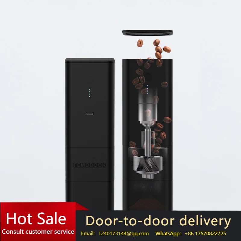 2026 Sell FEMOBOOK A2 USB Electric Grinder - Portable Rechargeable Grinder with 7-Core Burr, Magnetic Attraction Design, 4000mAh
2026 Sell FEMOBOOK A2 USB Electric Grinder - Portable Rechargeable Grinder with 7-Core Burr, Magnetic Attraction Design, 4000mAh