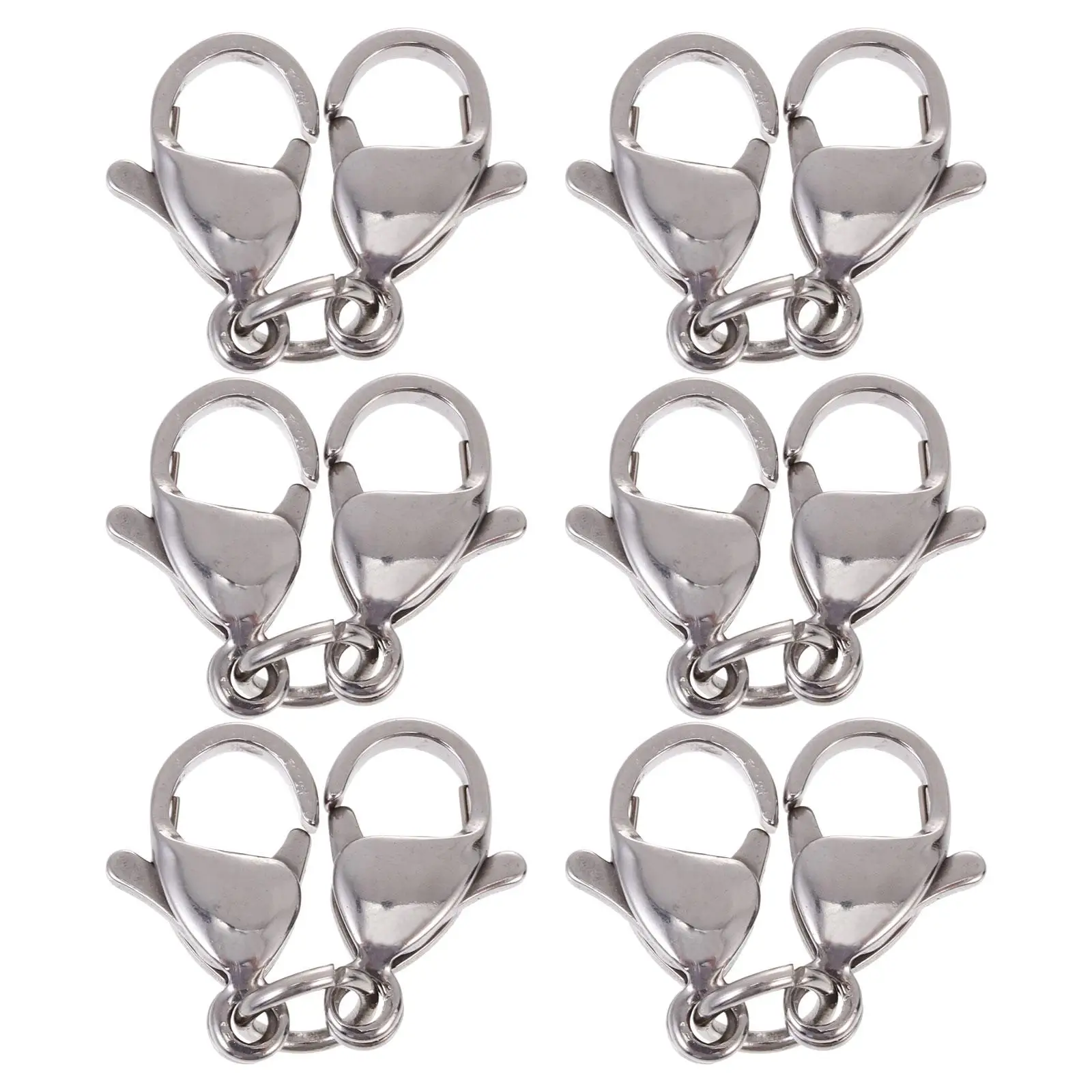 10 Pcs Stainless Steel Lobster Clasps Double End Connector Bracelet Necklace Extension Buckle DIY Jewelry Parts
10 Pcs Stainless Steel Lobster Clasps Double End Connector Bracelet Necklace Extension Buckle DIY Jewelry Parts