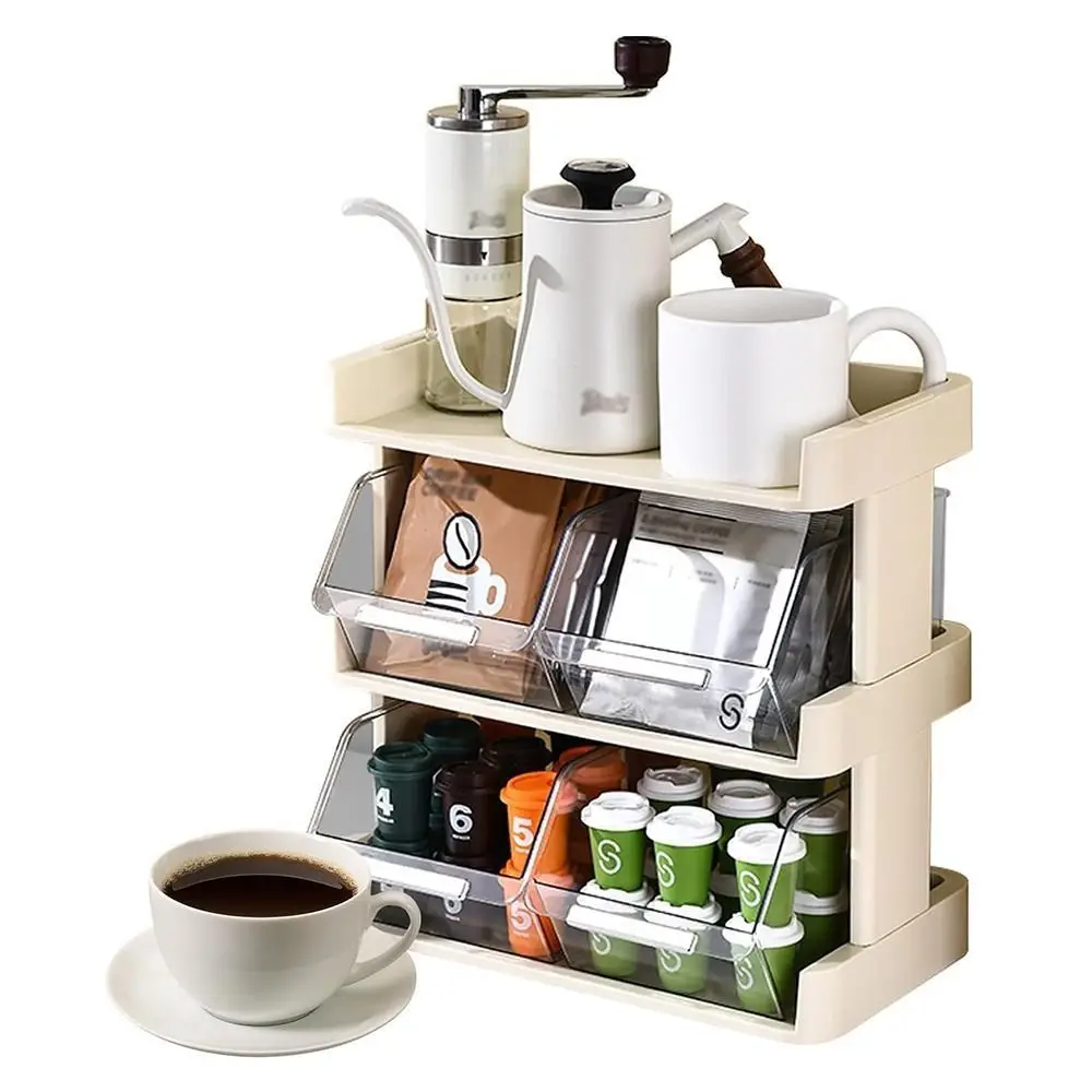 Durable Plastic Tea Bag Organizer Pull-Out Drawers Desktop Storage Box Space Saving Handle Food Storage Bins Dorm
Durable Plastic Tea Bag Organizer Pull-Out Drawers Desktop Storage Box Space Saving Handle Food Storage Bins Dorm