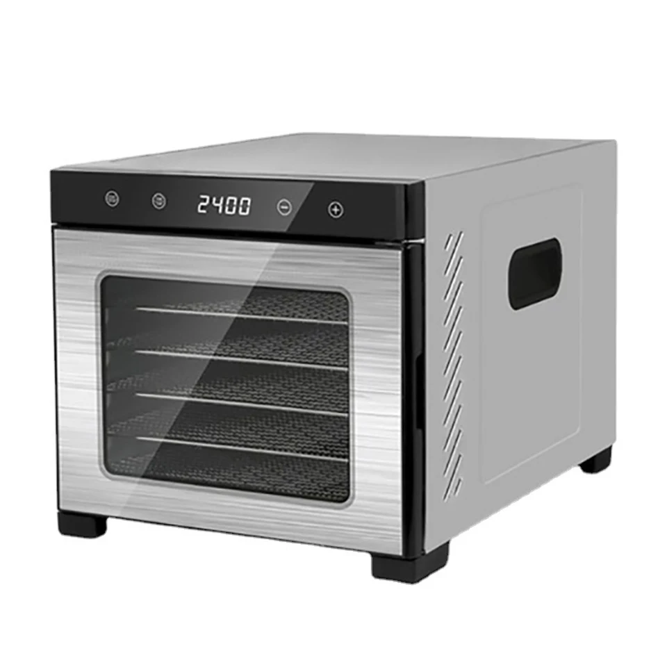 6-Tray Stainless Steel Electric Food Dehydrator for Jerky, Vegetables, Fruits, Meat, Dog Treats, Herbs, and Yogurt
6-Tray Stainless Steel Electric Food Dehydrator for Jerky, Vegetables, Fruits, Meat, Dog Treats, Herbs, and Yogurt