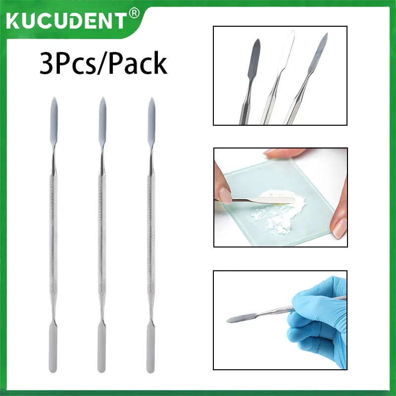 3Pcs/Pack Cement Spatula Dental Mixing Knife Double Ends Modeling Alginate Carver Restorative Premium Dentistry Lab Instruments
3Pcs/Pack Cement Spatula Dental Mixing Knife Double Ends Modeling Alginate Carver Restorative Premium Dentistry Lab Instruments