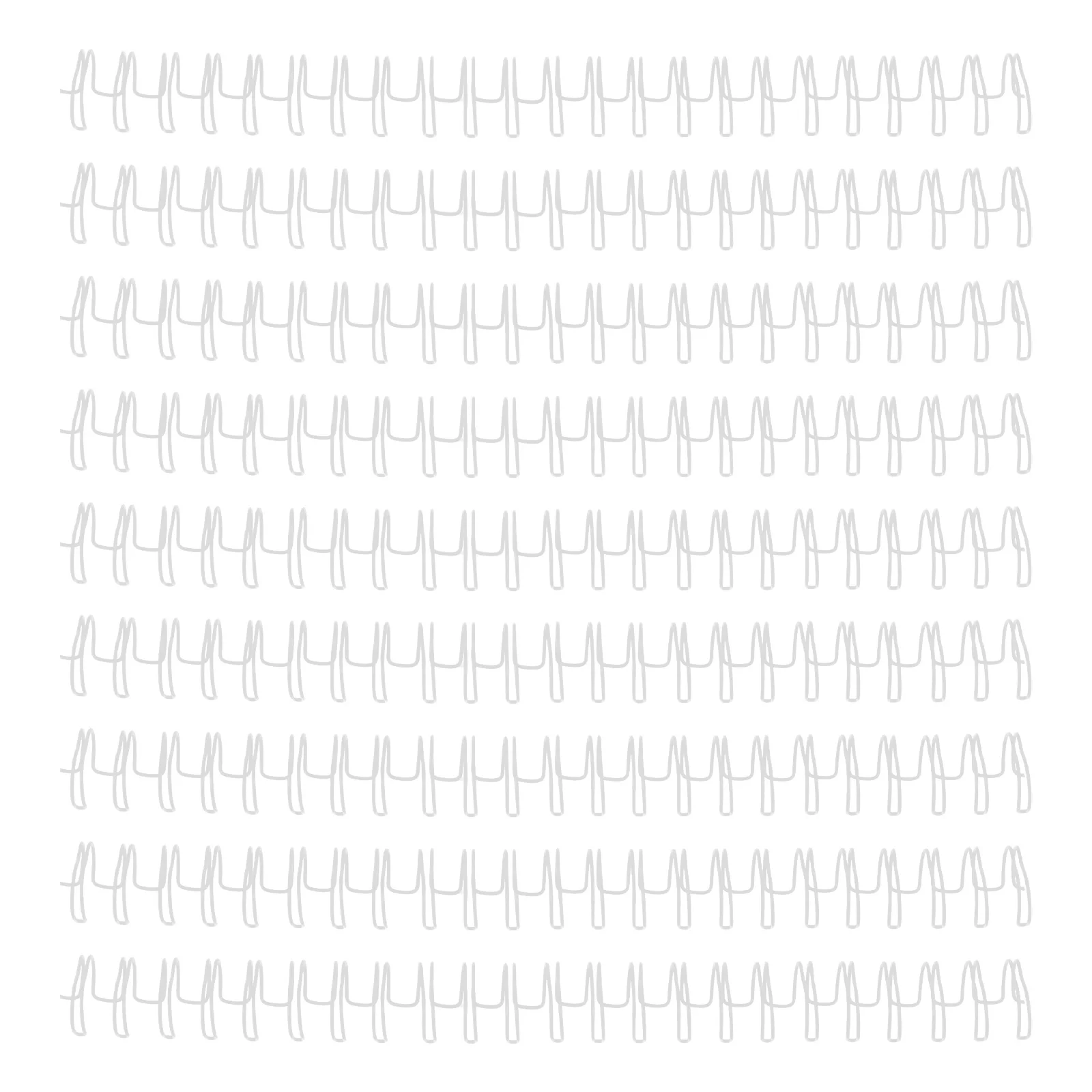 50 Pcs Notebook Metal Double Coil Rings Steel Wire Binding Spines Loose Leaf Office University Supplies Durability Spiral Strips
50 Pcs Notebook Metal Double Coil Rings Steel Wire Binding Spines Loose Leaf Office University Supplies Durability Spiral Strips