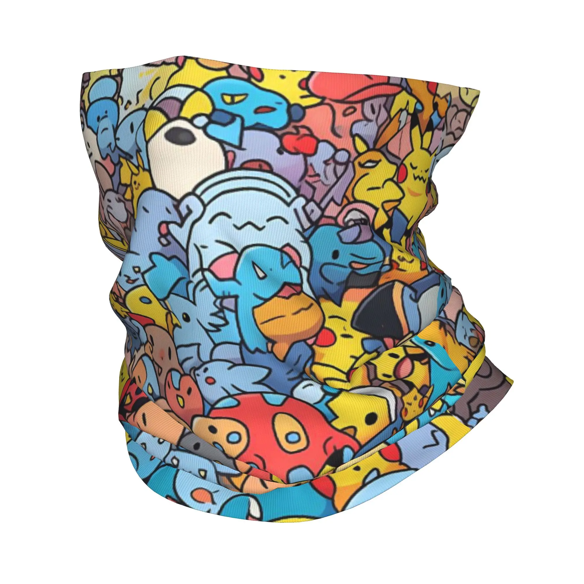 Pokemons Cartoon Pikachu Bandana Neck Gaiter Printed Balaclavas Wrap Scarf Multi-use Headband Outdoor Sports for Men Women
Pokemons Cartoon Pikachu Bandana Neck Gaiter Printed Balaclavas Wrap Scarf Multi-use Headband Outdoor Sports for Men Women