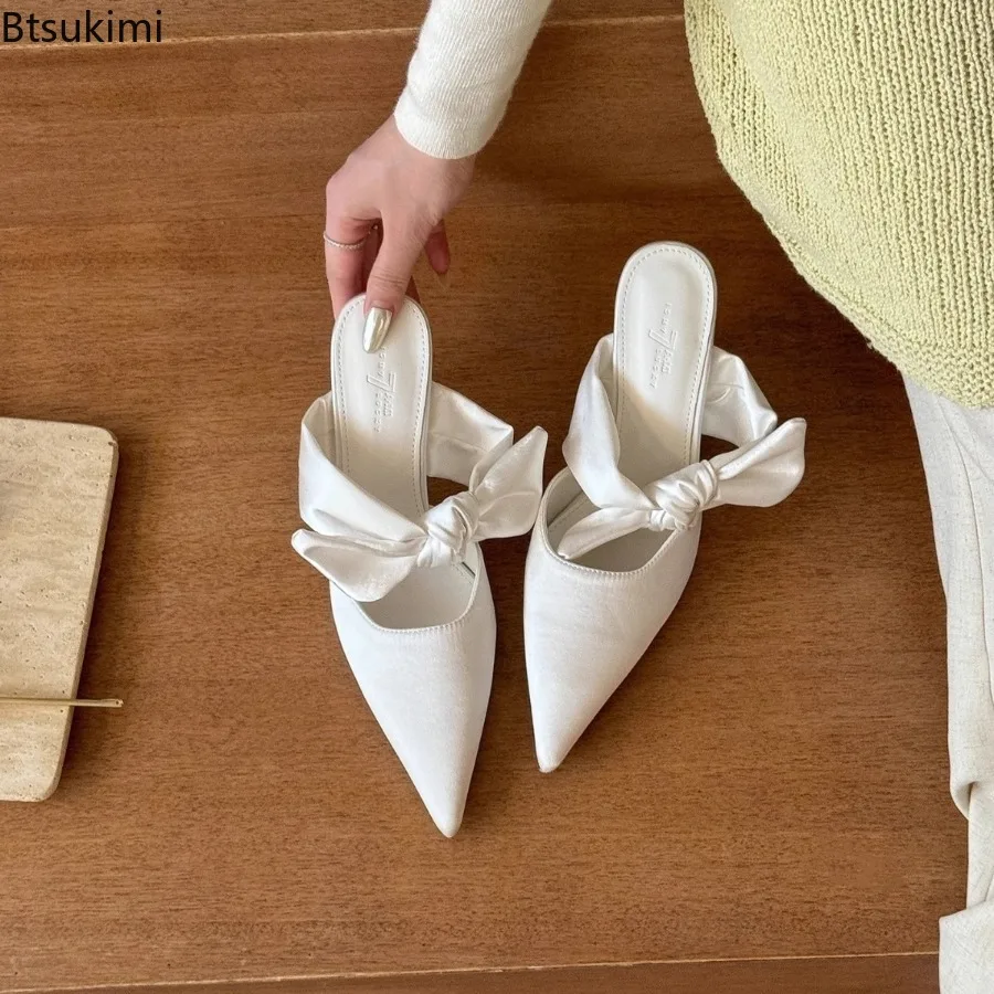 New Women's Summer Sandals Pointed Toe Shallow Butterfly Knot Slingback Stiletto Shoes Dress Party Wrapped Toe Casual Soft Shoes
New Women's Summer Sandals Pointed Toe Shallow Butterfly Knot Slingback Stiletto Shoes Dress Party Wrapped Toe Casual Soft Shoes