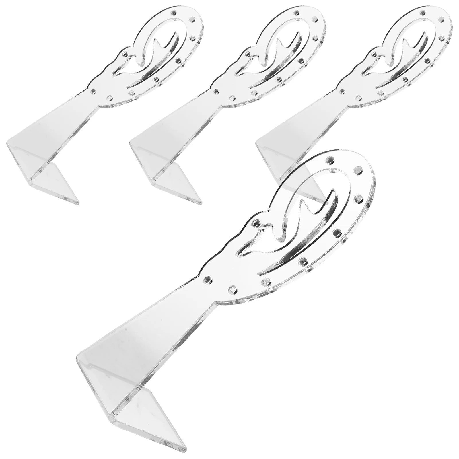 4 Pcs Acrylic Earring Display Stand Jewelry Rack Holder Organizer 9 Holes Ear Shape Lightweight Stable Base Compact Size
4 Pcs Acrylic Earring Display Stand Jewelry Rack Holder Organizer 9 Holes Ear Shape Lightweight Stable Base Compact Size