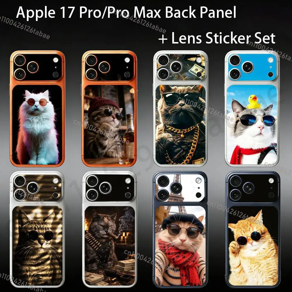 NEW Cool Cat with Glasses For iPhone 17Pro/ProMax Battry Back Cover with Camera Decal Skin Rear Protective Sticker Film
NEW Cool Cat with Glasses For iPhone 17Pro/ProMax Battry Back Cover with Camera Decal Skin Rear Protective Sticker Film