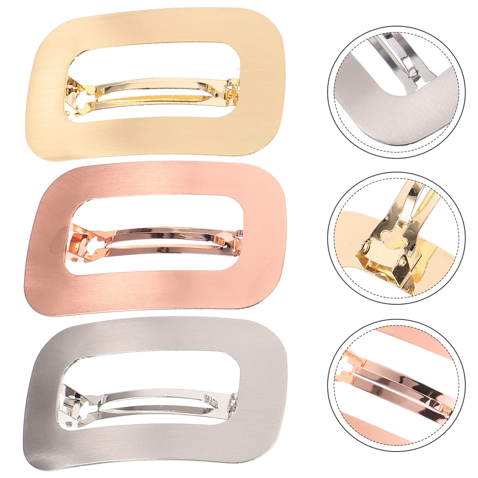 3pcs Rectangular Hairpin Long Oval Shape Hollow Design Women Barrettes Geometric Girls Hair Clips Alloy Hairstyle Spring Fashion
3pcs Rectangular Hairpin Long Oval Shape Hollow Design Women Barrettes Geometric Girls Hair Clips Alloy Hairstyle Spring Fashion