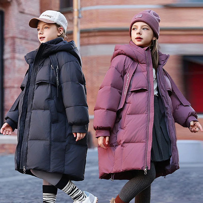 Girls' Cotton Coat New Winter Coat Boy Long Warm Clothes Children's Thicken Jacket Cotton Outerwear For Kids Jacket
Girls' Cotton Coat New Winter Coat Boy Long Warm Clothes Children's Thicken Jacket Cotton Outerwear For Kids Jacket