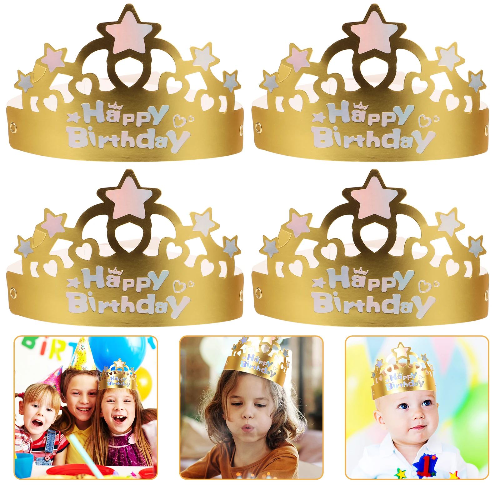 50pcs Golden Birthday Hats Foldable Paper Crowns Kids Adults Party Headwear Toddler Crown Baby Shower Celebration Accessories
50pcs Golden Birthday Hats Foldable Paper Crowns Kids Adults Party Headwear Toddler Crown Baby Shower Celebration Accessories