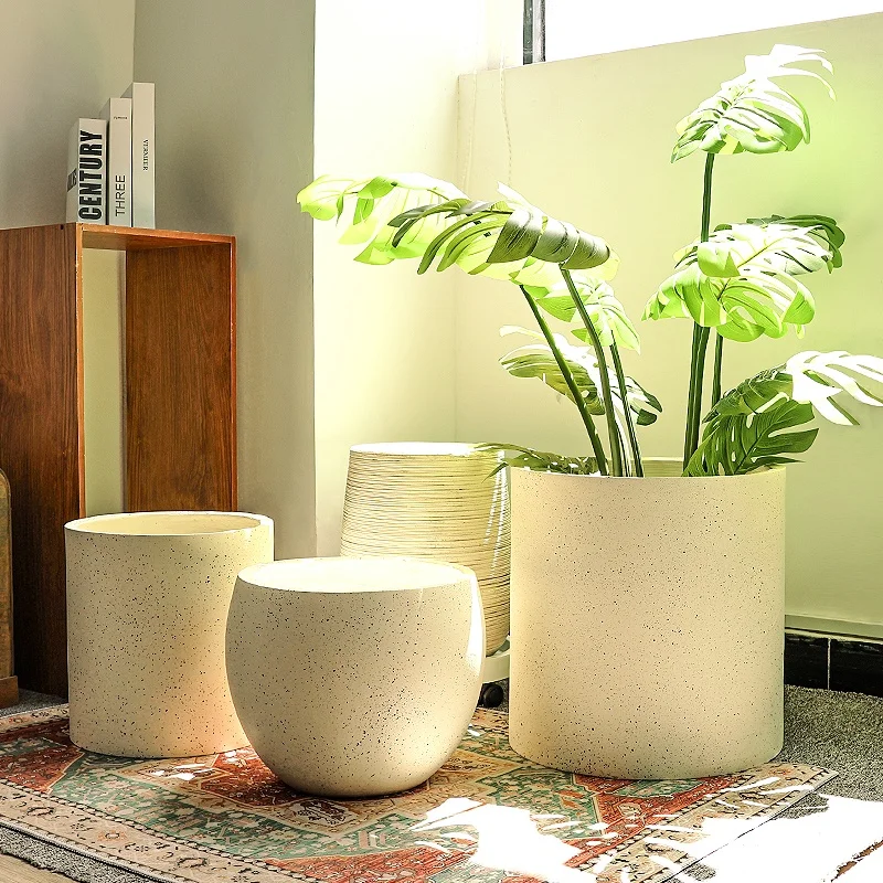 Simple White Magnesium Clay Large Diameter Breathable Flower Pot Indoor Living Room Duck Foot Wood Black Diamond Home Decor
Simple White Magnesium Clay Large Diameter Breathable Flower Pot Indoor Living Room Duck Foot Wood Black Diamond Home Decor