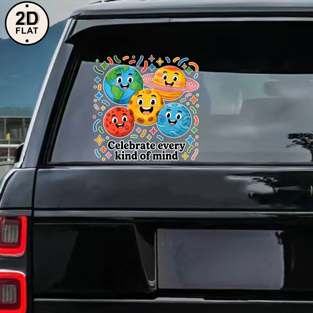 Car Stickers And Decals, Vinyl Decals, Celebrate Every Kind Of Mind, Automotive Decals, Funny Bumper Stickers(1pc)
Car Stickers And Decals, Vinyl Decals, Celebrate Every Kind Of Mind, Automotive Decals, Funny Bumper Stickers(1pc)