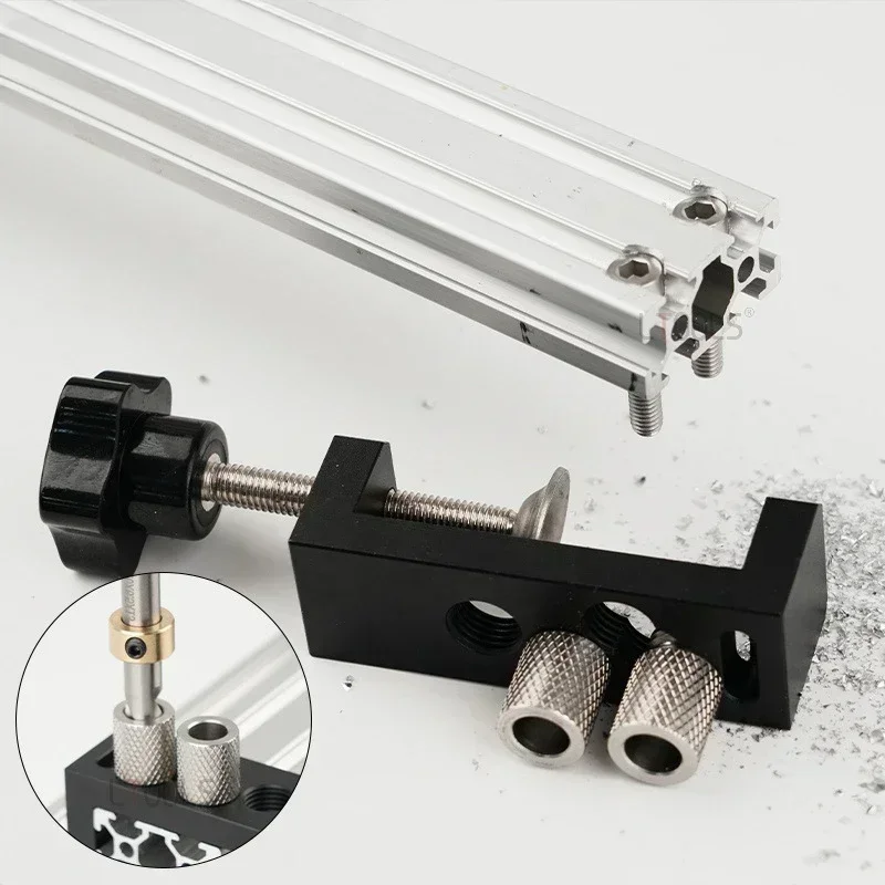 Приспособление для сверления алюминиевого профиля для серии 20/30/40 — универсальный инструмент «сделай сам» для точного пробивания отверстий, направляющие для зенковки, инструменты
Приспособление для сверления алюминиевого профиля для серии 20/30/40 — универсальный инструмент «сделай сам» для точного пробивания отверстий, направляющие для зенковки, инструменты