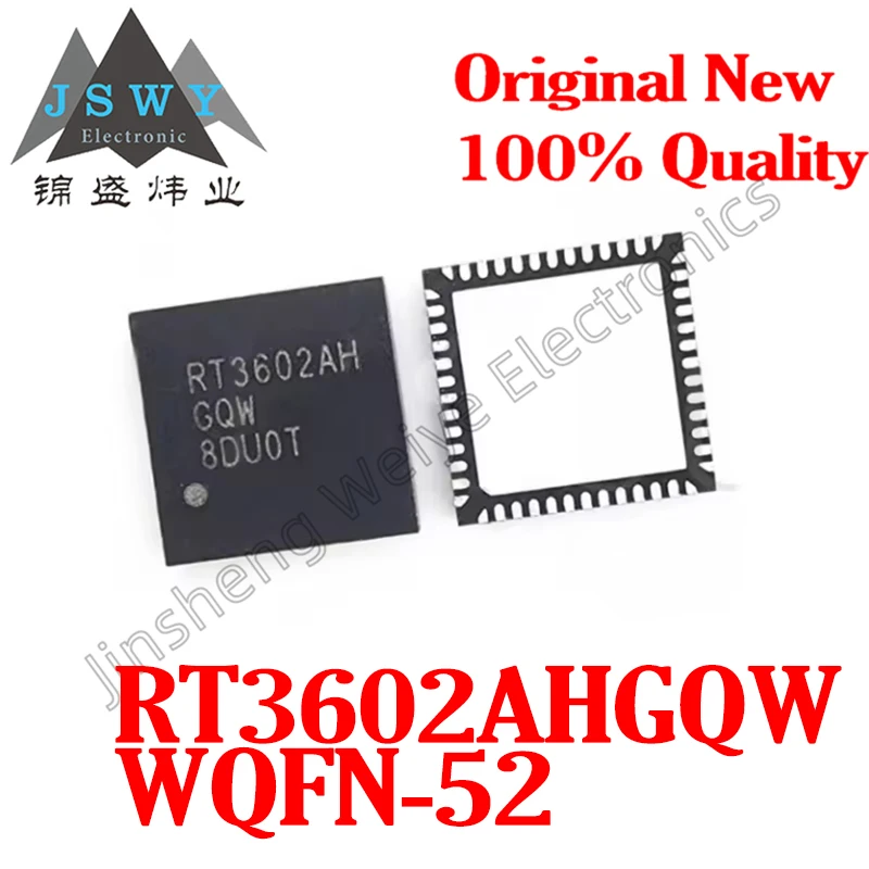 (5/50Piece) 100% New RT3602AHGQW RT3602AH WQFN52 Power Management Chip - In Stock, Original Chipset
(5/50Piece) 100% New RT3602AHGQW RT3602AH WQFN52 Power Management Chip - In Stock, Original Chipset