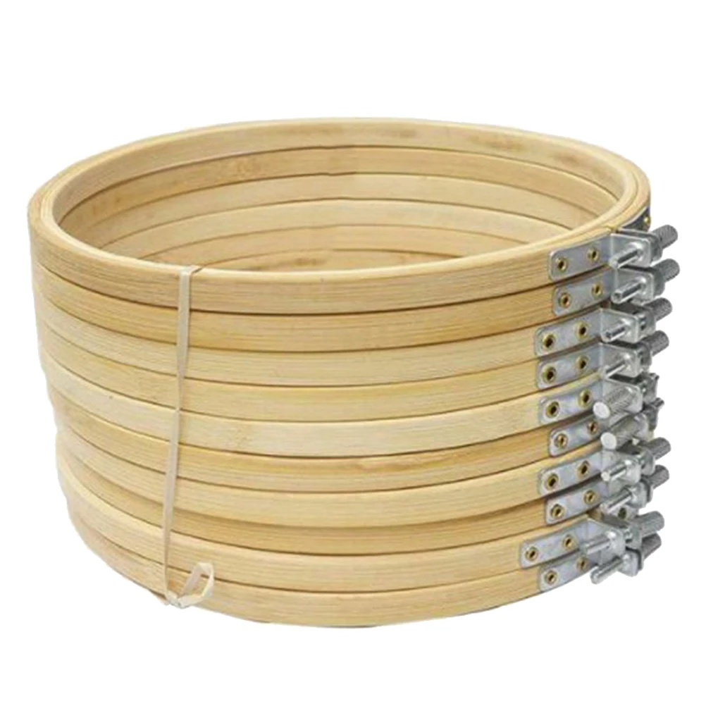 12pcs Hoop Kits DIY Bamboo Circle Cross Stitch Round Decoration Frame Handmade Sewing Cross Stitch Circle Supplies
12pcs Hoop Kits DIY Bamboo Circle Cross Stitch Round Decoration Frame Handmade Sewing Cross Stitch Circle Supplies