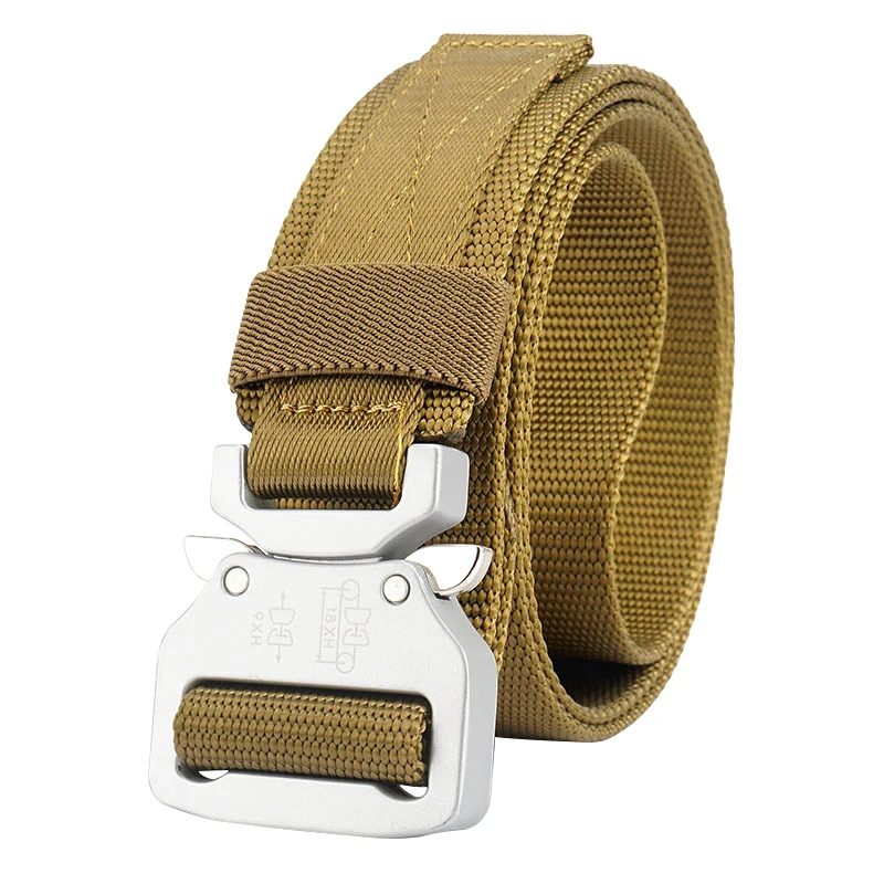 Высококачественный тактический ремень из утолщенного тканого холста с пряжкой из сплава, мужской ремень однотонного цвета для повседневного ношения и активного отдыха, ремень для джинсов
Высококачественный тактический ремень из утолщенного тканого холста с пряжкой из сплава, мужской ремень однотонного цвета для повседневного ношения и активного отдыха, ремень для джинсов