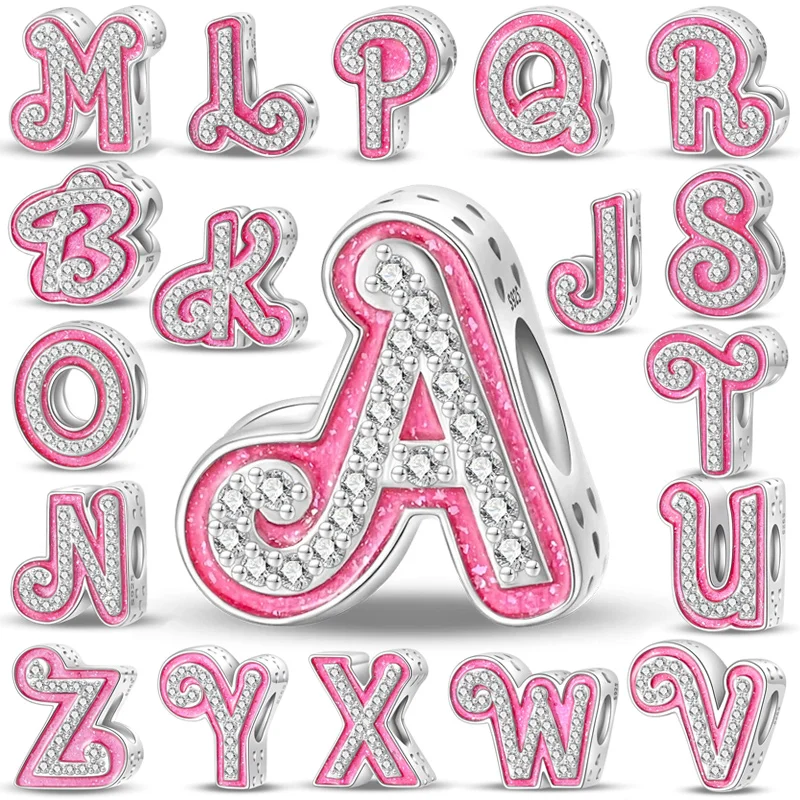 2024 NEW 925 Sterling Silver Teenage Girl Pink 26 Letters Charms Beads For 3mm Original Bracelets DIY Jewelry Birthday Gifts
2024 NEW 925 Sterling Silver Teenage Girl Pink 26 Letters Charms Beads For 3mm Original Bracelets DIY Jewelry Birthday Gifts
