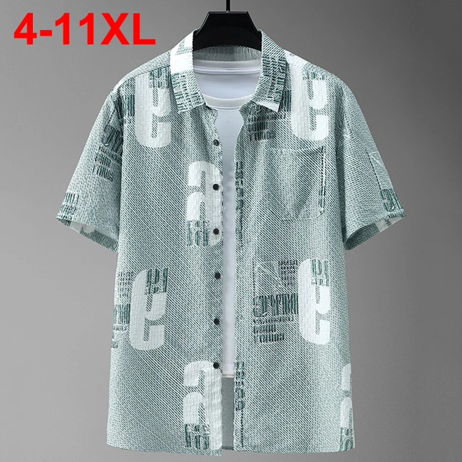 Рубашки больших размеров 11XL 10XL, летние мужские рубашки с коротким рукавом, блузка на пуговицах, мужские рубашки большого размера 9XL 8XL
Рубашки больших размеров 11XL 10XL, летние мужские рубашки с коротким рукавом, блузка на пуговицах, мужские рубашки большого размера 9XL 8XL
