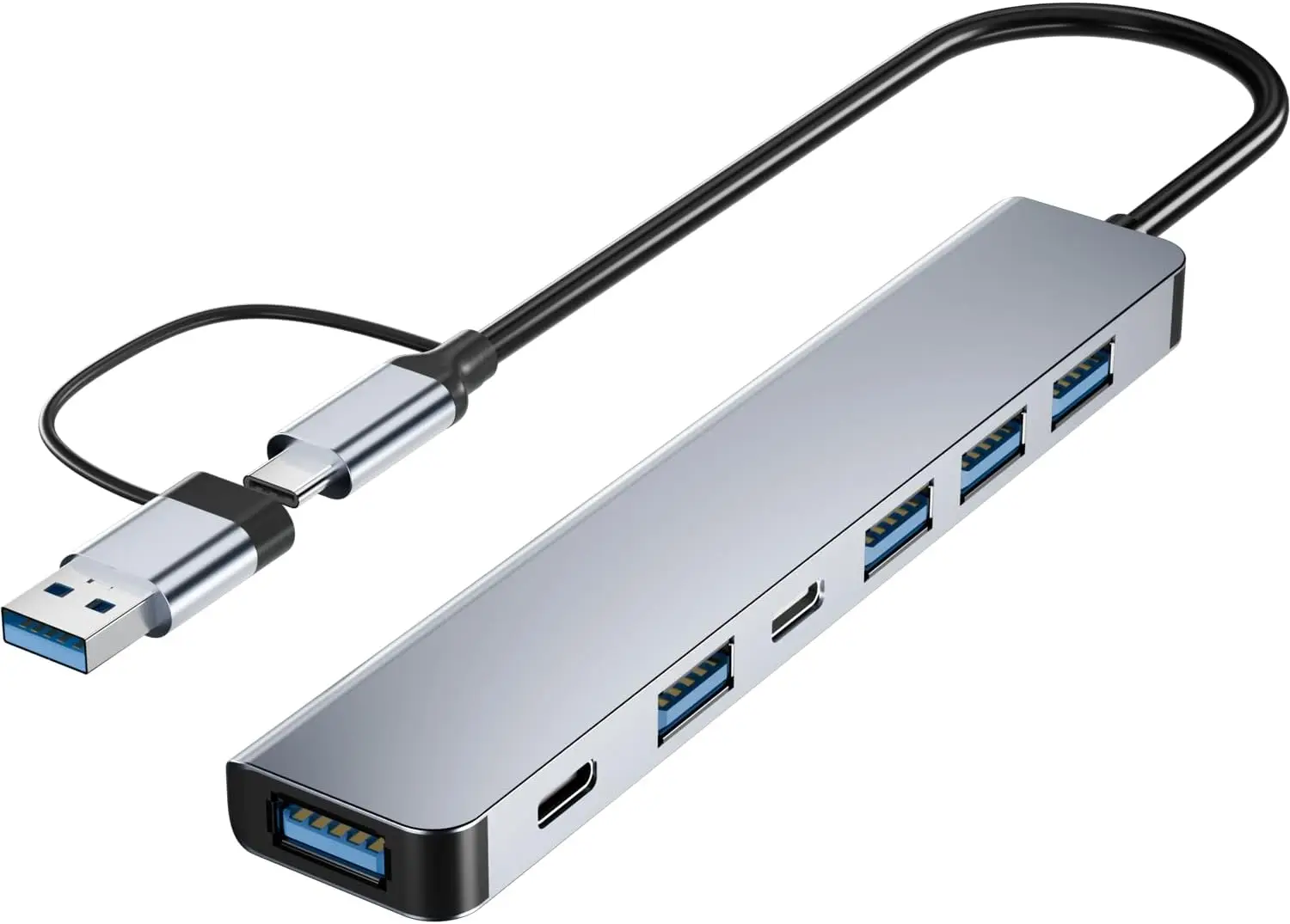 USB C USB Hub BERLAT Aluminum 7 in 1 USB-C & USB Hub
USB C USB Hub BERLAT Aluminum 7 in 1 USB-C & USB Hub